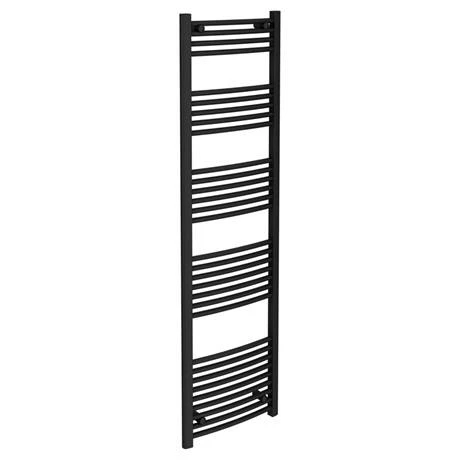 Toreno Black Curved W500 x H1800mm Heated Towel Rail Toreno Black Curved W500 X H1800mm Heated Towel Rail -Toreno Shop 518 BC nd1 460