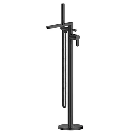 Toreno Round Black Freestanding Bath Shower Mixer Toreno Round Black Freestanding Bath Shower Mixer -Toreno Shop ARV421 P