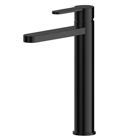 Toreno Round Black High Rise Mono Basin Mixer Toreno Round Black High Rise Mono Basin Mixer -Toreno Shop ARV470 P
