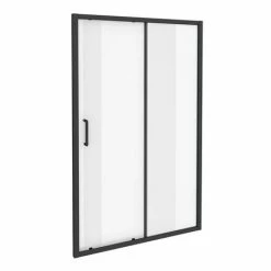 Toreno Matt Black 1200 X 1850 Sliding Shower Door 2 Toreno Matt Black 1200 X 1850 Sliding Shower Door -Toreno Shop BLK12SLD d3 460