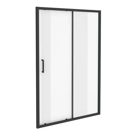 Toreno Matt Black 1200 x 1850 Sliding Shower Door Toreno Matt Black 1200 X 1850 Sliding Shower Door -Toreno Shop BLK12SLD d3 460