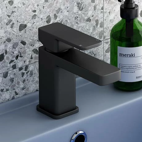 Toreno Modern Black Basin Mono Mixer Tap Toreno Modern Black Basin Mono Mixer Tap -Toreno Shop BLT7132 d6 460