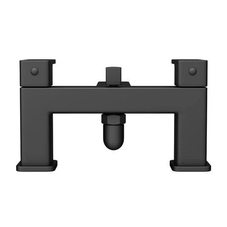 Toreno Modern Black Chrome Bath Shower Mixer Tap incl. Overhead Rainfall Shower Head Toreno Modern Black Chrome Bath Shower Mixer Tap Incl. Overhead Rainfall Shower Head -Toreno Shop BPT7131SH d4 460