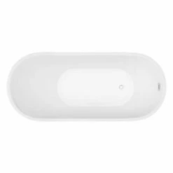Toreno 1700 X 750mm Modern Slipper Freestanding Bath 4 Toreno 1700 X 750mm Modern Slipper Freestanding Bath -Toreno Shop FB75 n d3 460
