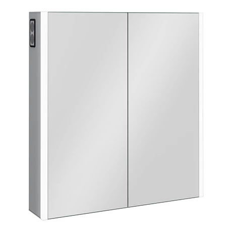 Toreno 700x650mm LED Illuminated 2-Door Bluetooth Mirror Cabinet With Motion Sensor, Shaving Socket & Anti-Fog - MIR018