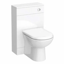 Toreno 1100mm Gloss White Vanity Unit Bathroom Suite - Depth 400/200mm -Toreno Shop MOD1100PAN d2 460