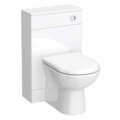 Toreno 1500mm Gloss White Vanity Unit Bathroom Suite - Depth 400/200mm -Toreno Shop MOD1500 d3 460
