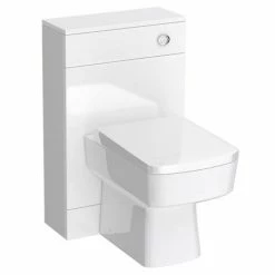 Toreno 500mm BTW Toilet Unit Inc. Cistern + Square Pan (Depth 200mm)