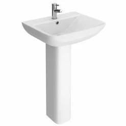 Toreno Modern Bathroom Suite (with Double Ended Bath) Various Sizes 2 Toreno Modern Bathroom Suite (with Double Ended Bath) Various Sizes -Toreno Shop TDEBS d2 460