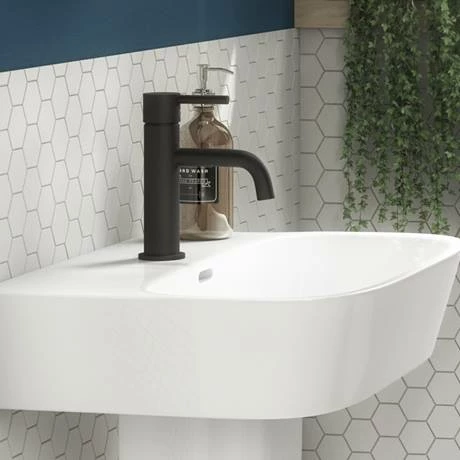 Toreno Matt Black Round Basin Mono Mixer Tap Toreno Matt Black Round Basin Mono Mixer Tap -Toreno Shop TMBBT d3 460