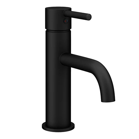 Toreno Matt Black Round Basin Mono Mixer Tap Toreno Matt Black Round Basin Mono Mixer Tap -Toreno Shop TMBBT n p