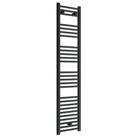 Toreno Black W300 x H1600mm Heated Towel Rail - Straight Toreno Black W300 X H1600mm Heated Towel Rail - Straight -Toreno Shop TRB316 p