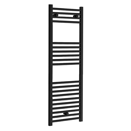 Toreno Black W400 x H1200mm Heated Towel Rail - Straight Toreno Black W400 X H1200mm Heated Towel Rail - Straight -Toreno Shop TRB412 p