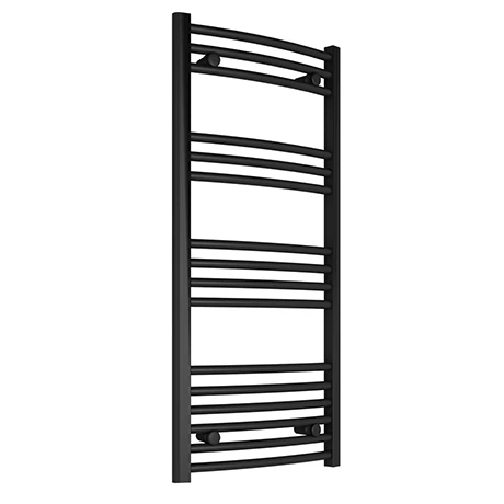 Toreno Black Curved W500 x H1000mm Heated Towel Rail Toreno Black Curved W500 X H1000mm Heated Towel Rail -Toreno Shop TRB510C p