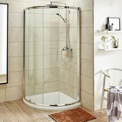 Toreno 860 X 860 Quadrant Shower Enclosure + Pearlstone Tray