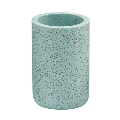 Toreno Duck Egg Terrazzo-Effect Polyresin Tumbler