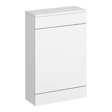 Toreno High Gloss White Back To Wall WC Unit W500 X D200mm